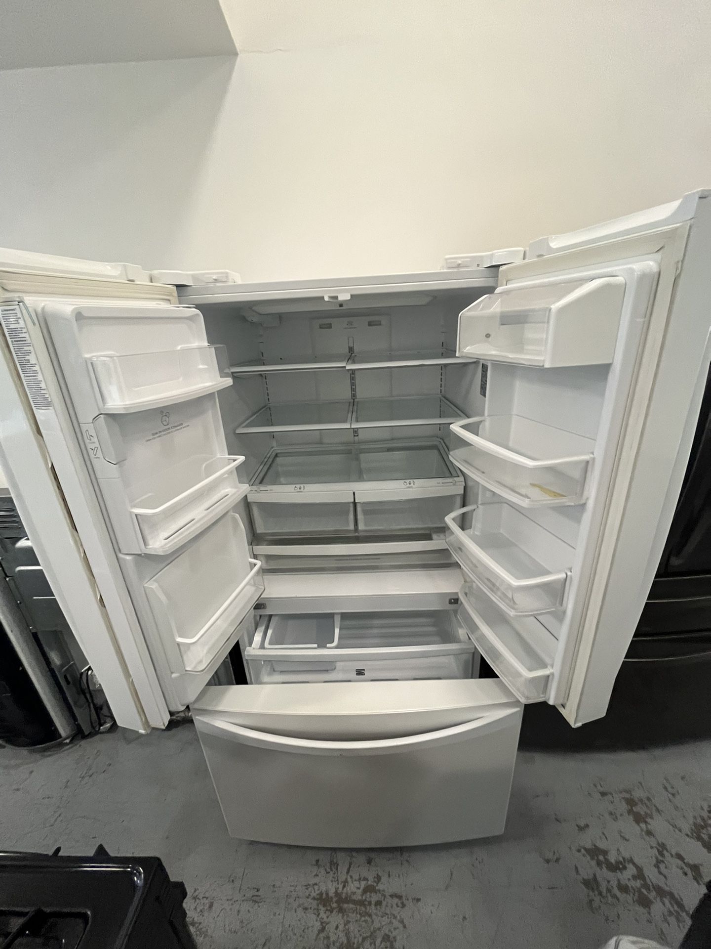 Kenmore 36” white French Door Refrigerator 