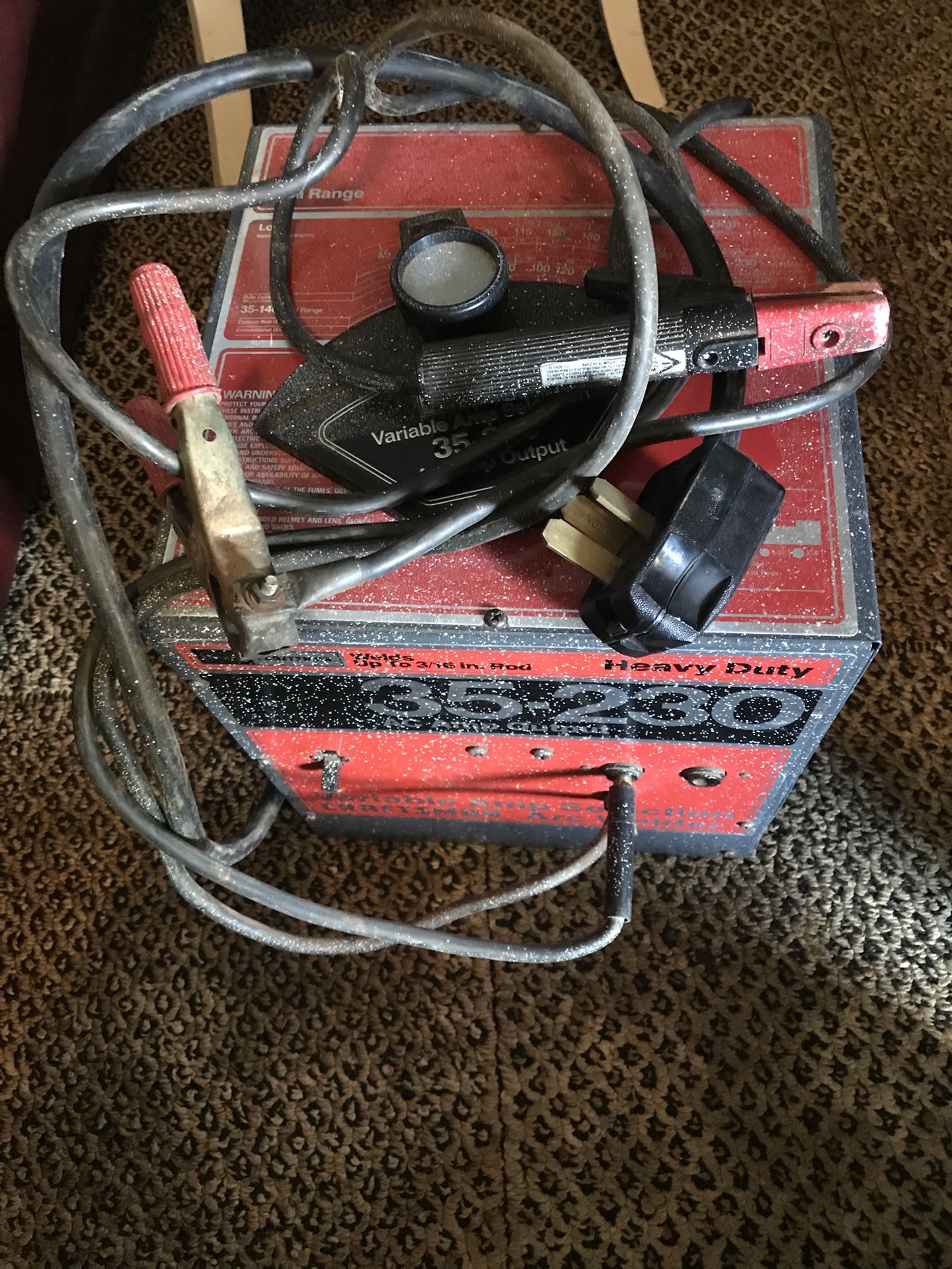 Sears Craftsman Heavy Duty Arc Welder 35230 AC Amp Output Variable