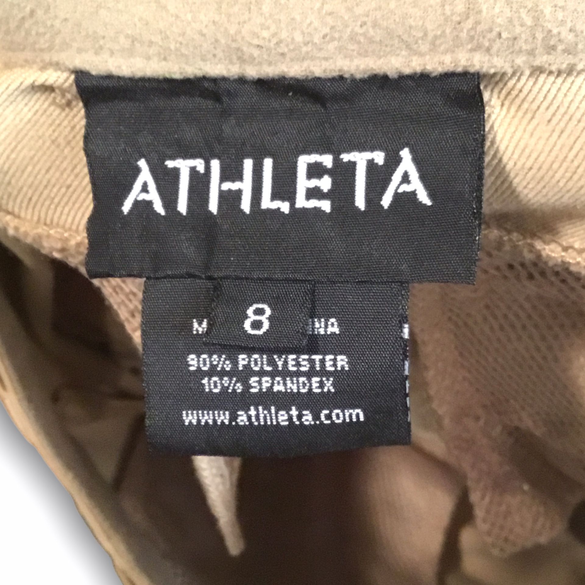 Athleta Khaki Boot Cut & Flare Pants EUC