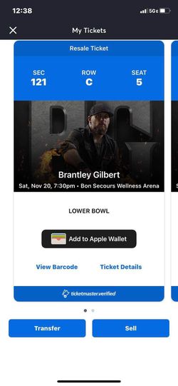 Brantley Gilbert Concert Tickets Thumbnail