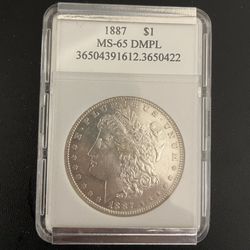 1887 Morgan Silver Dollar Thumbnail