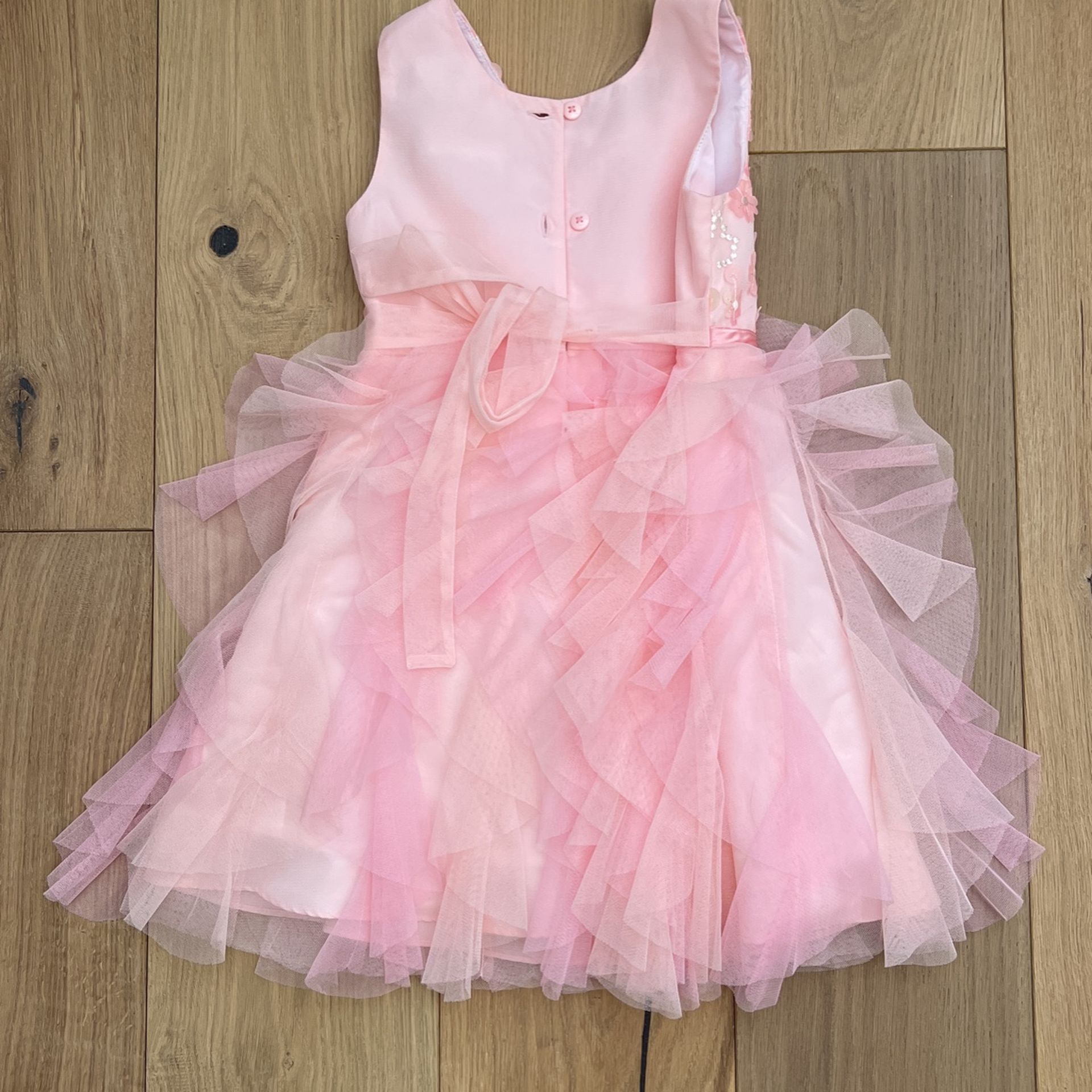 Girls Pink Party Dress Size 5