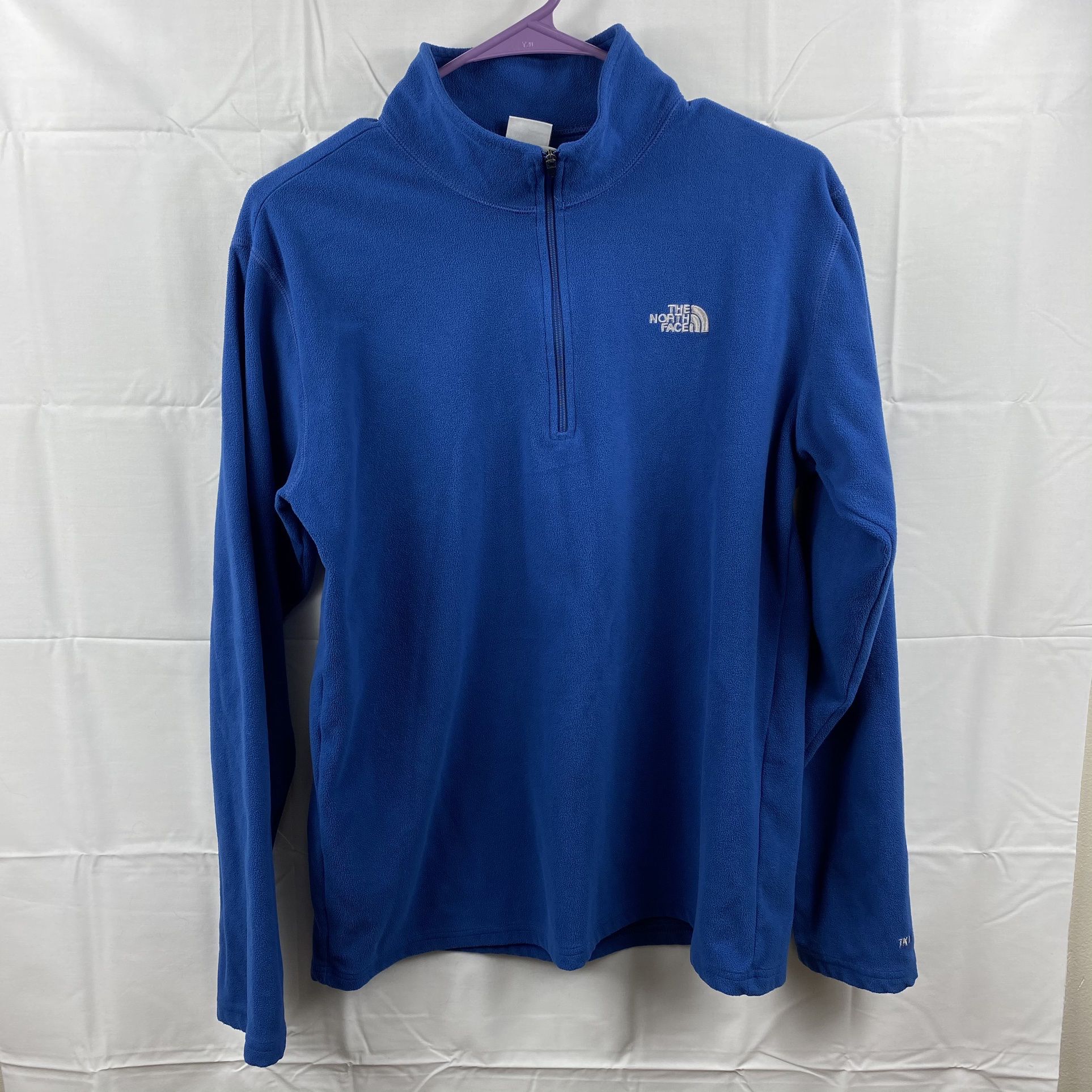 The North Face Boy XL Blue SweatShirt TKA 100 Long Sleeve