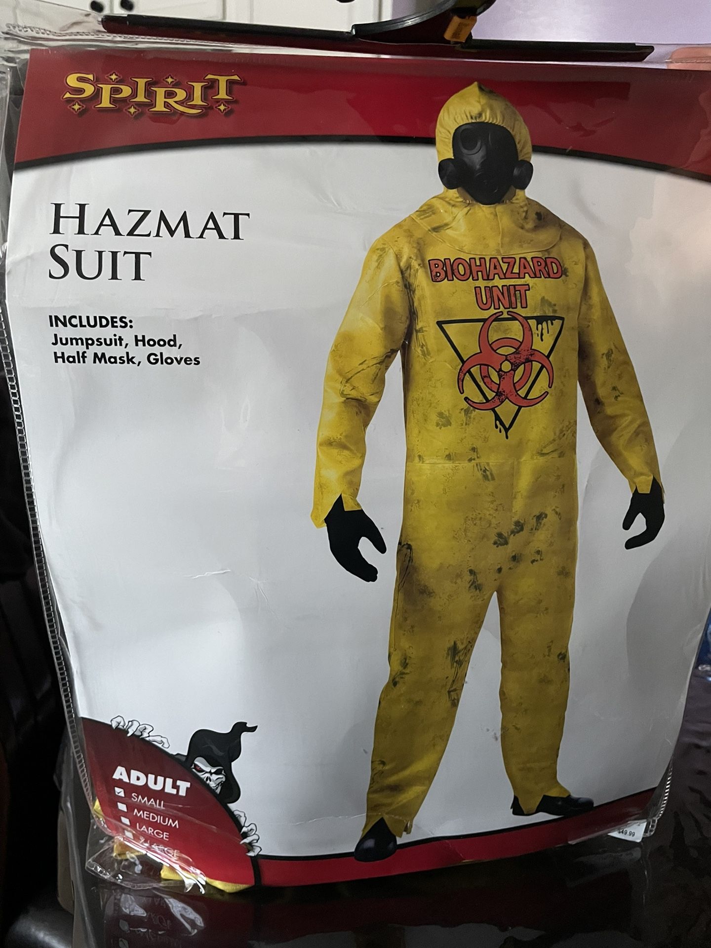 Hazmat Suit Adult Small