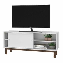 BRAND NEW!! Sturdy with Exquisite White Veneer Finish Televisíon Stànd Thumbnail
