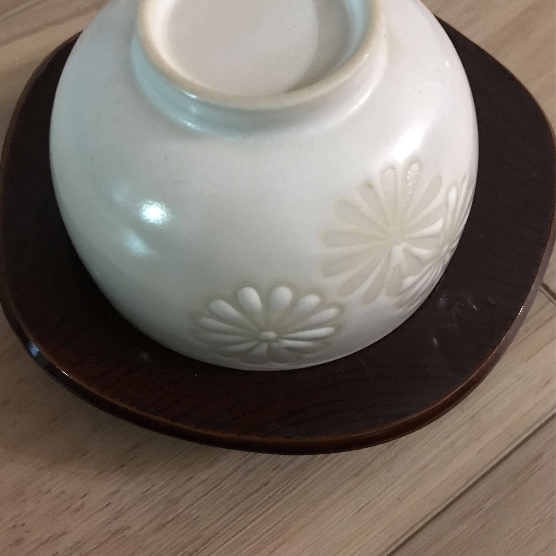Traditional Japanese Tea Cup With Saucers