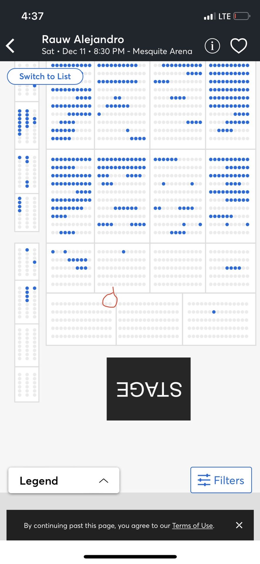 2 RAUW ALEJANDRO - side to side Floor Tickets!