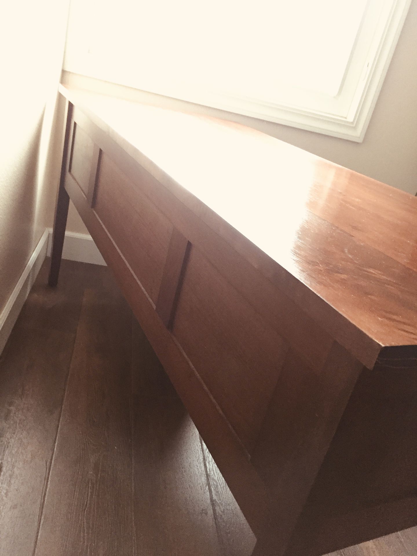 Desk, Solid Wood With 4 Drawers 