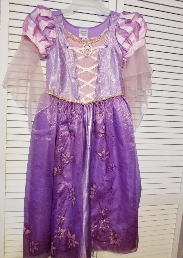 Tangled Rapunzel Dress Costume- Size 9/10