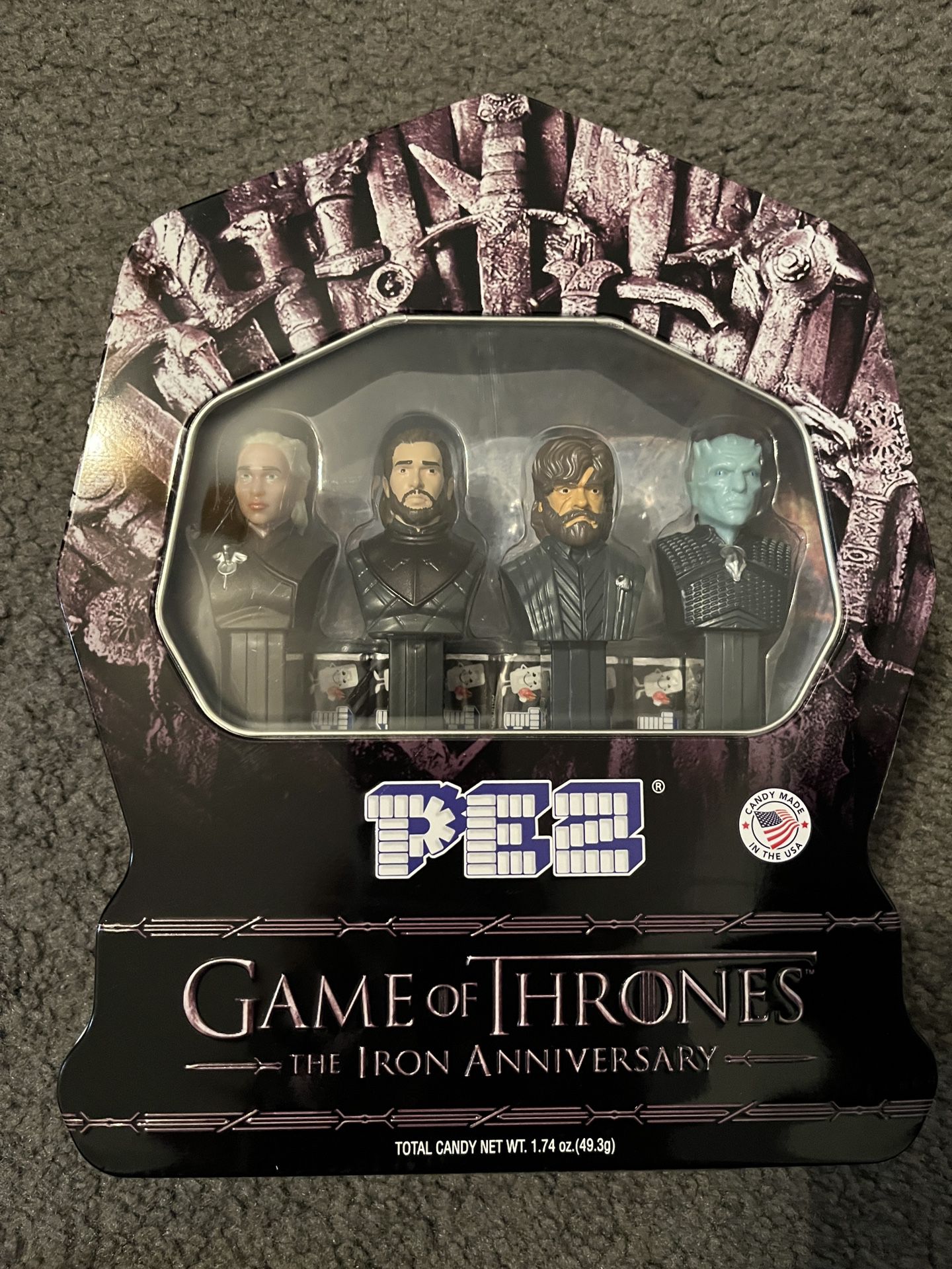 Game of Thrones The Iron Anniversary PEZ Gift Tin