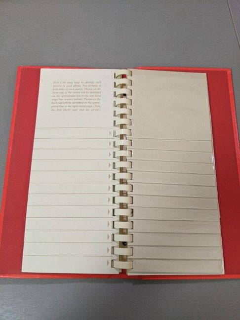 Vintage 1974 Hallmark Photo Album Mary Hamilton Girl Guitar Bird Orange Spiral
