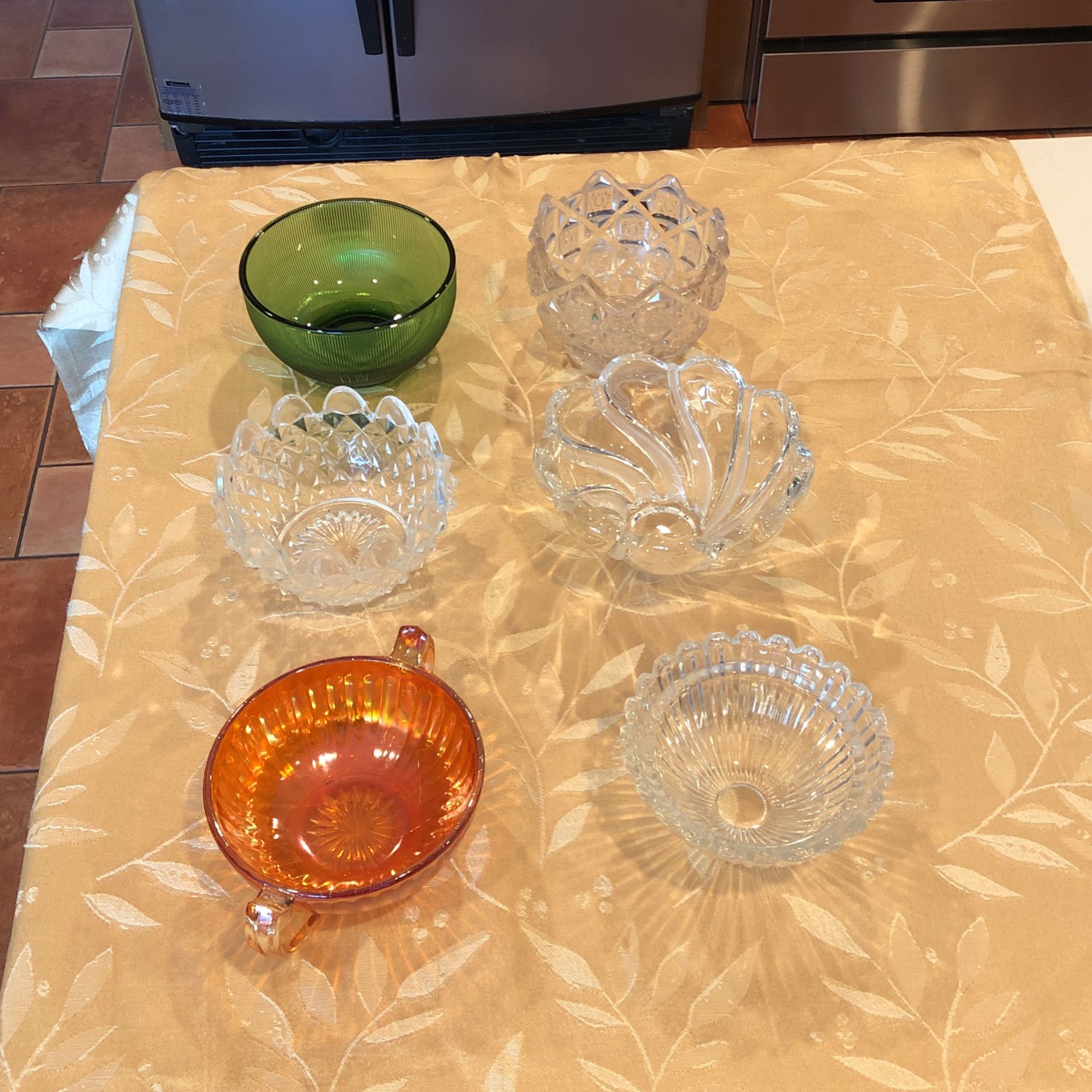 Vintage Glass Candy Dishes 