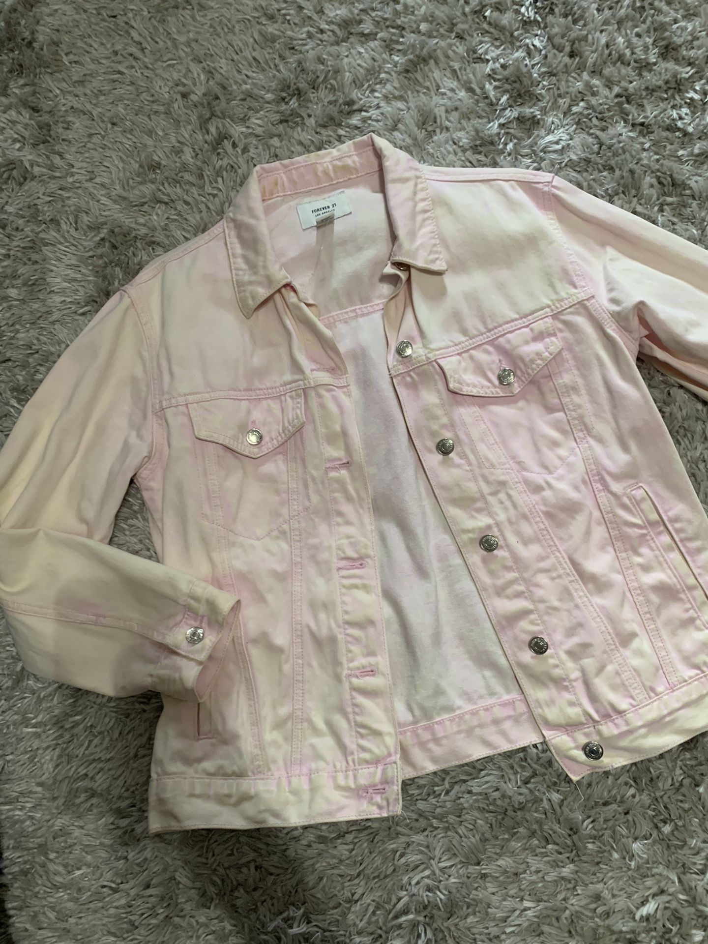 Forever 21 Pink Denim Jacket