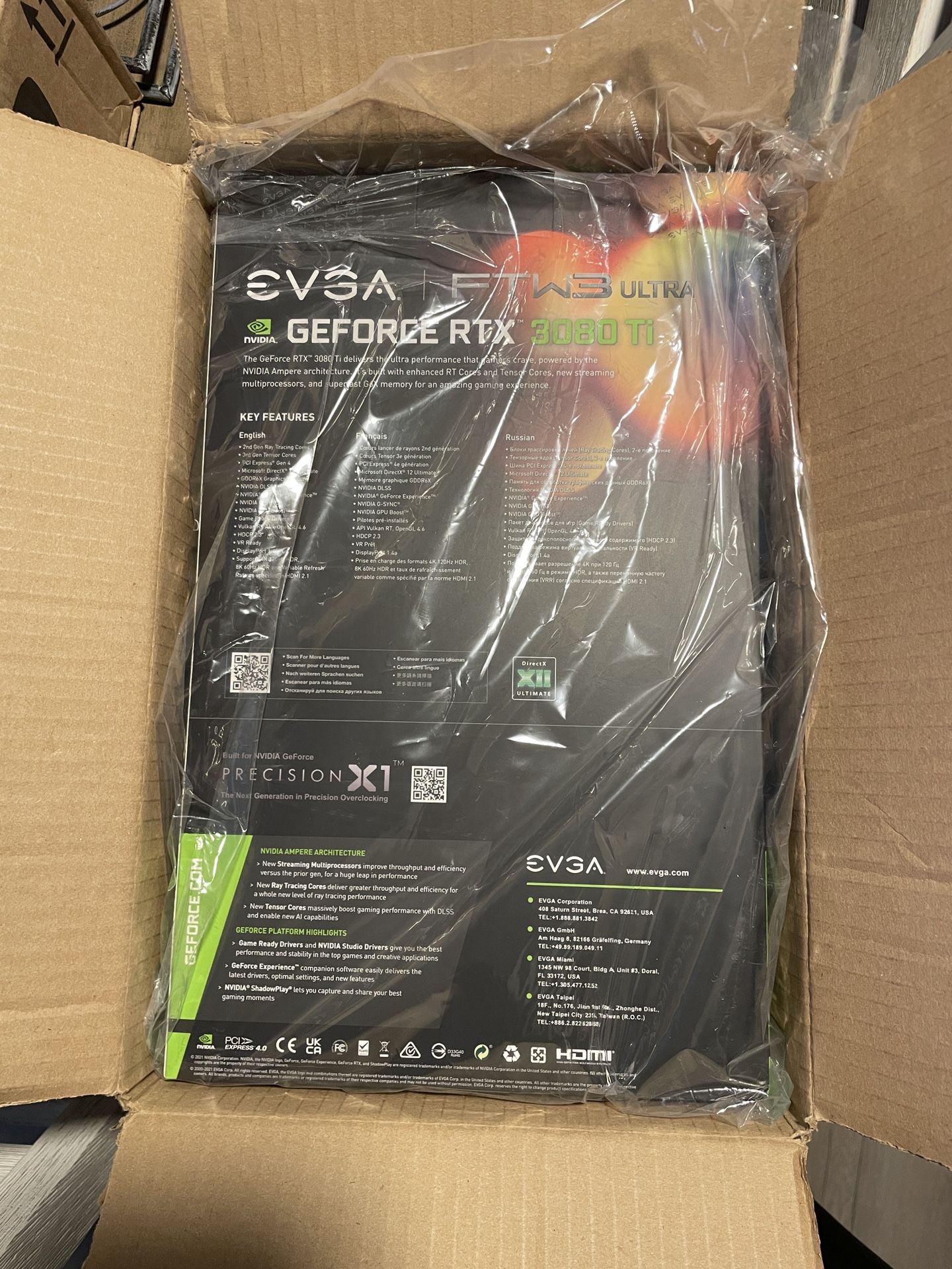 EVGA GeForce RTX 3080 Ti FTW3 Ultra