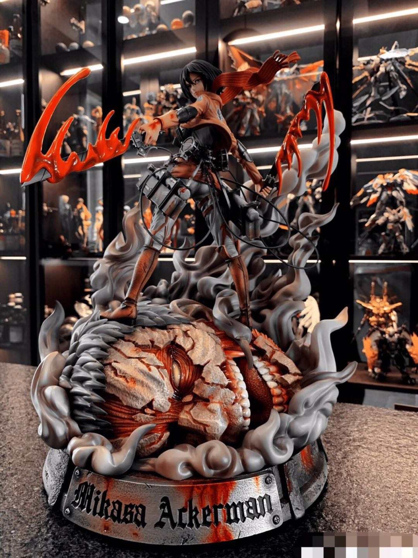 Mikasa Ackerman Resin Figures Levi Attack On Titan