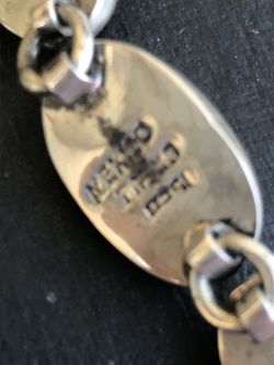 Real Sterling /gemstone Bracelet Thumbnail