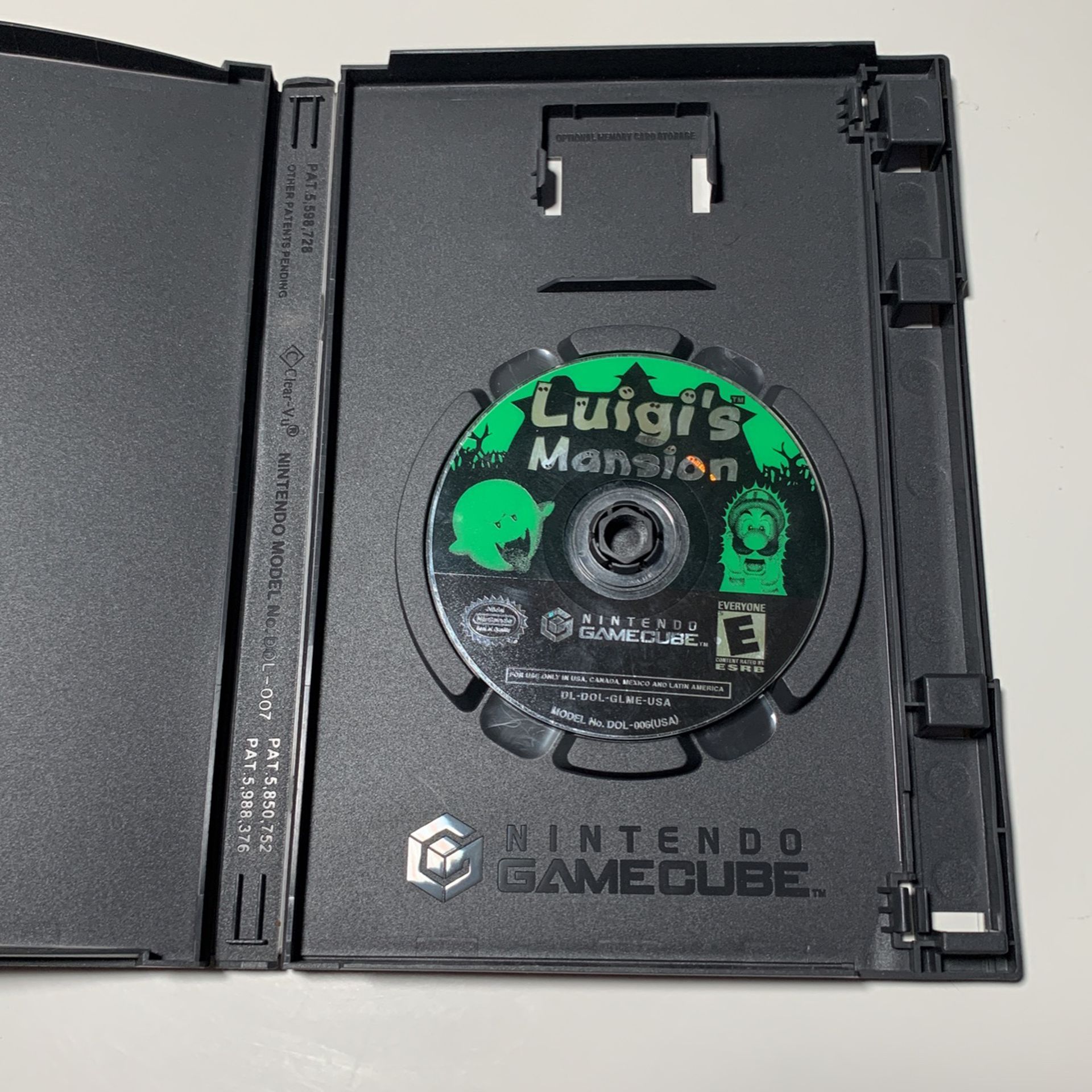 Luigis Mansion Nintendo Gamecube No Manual 