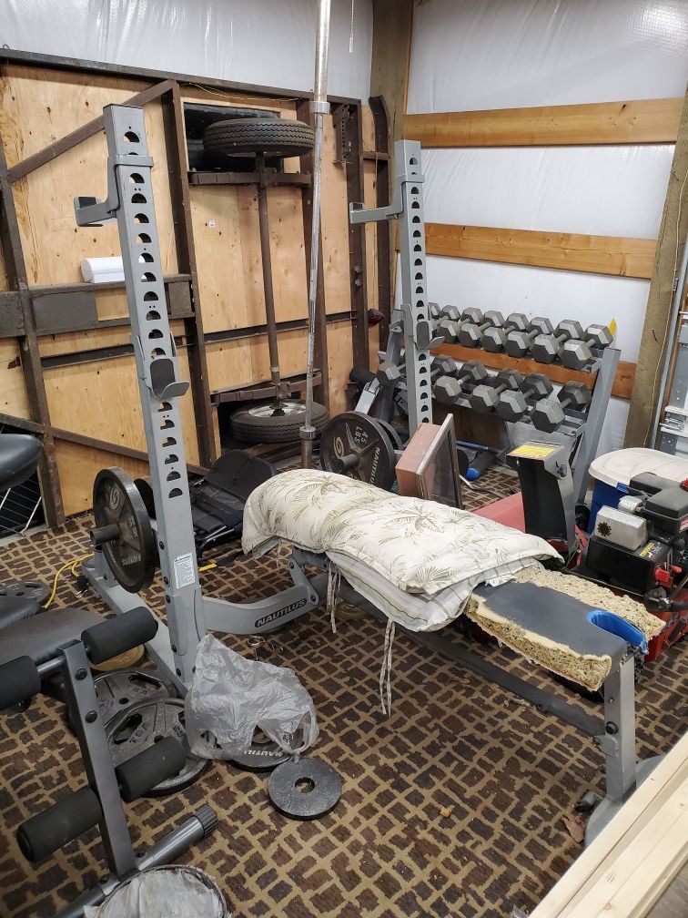 Nautilus Home gym and extras