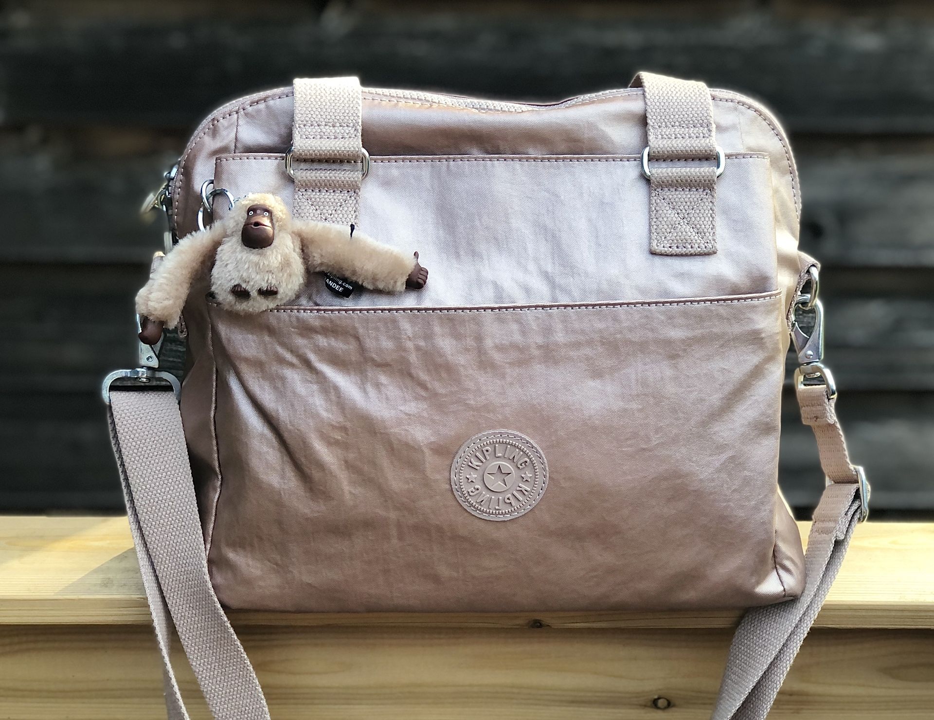 Kipling felicity metallic glow tote/shoulder bag