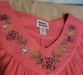 [NEW] Peach Embroidered Cotton Muumuu [4x]
 Thumbnail