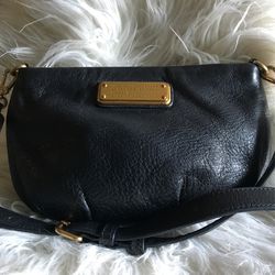 Marc By Marc Jacobs Black Leather Crossbody Bag Thumbnail