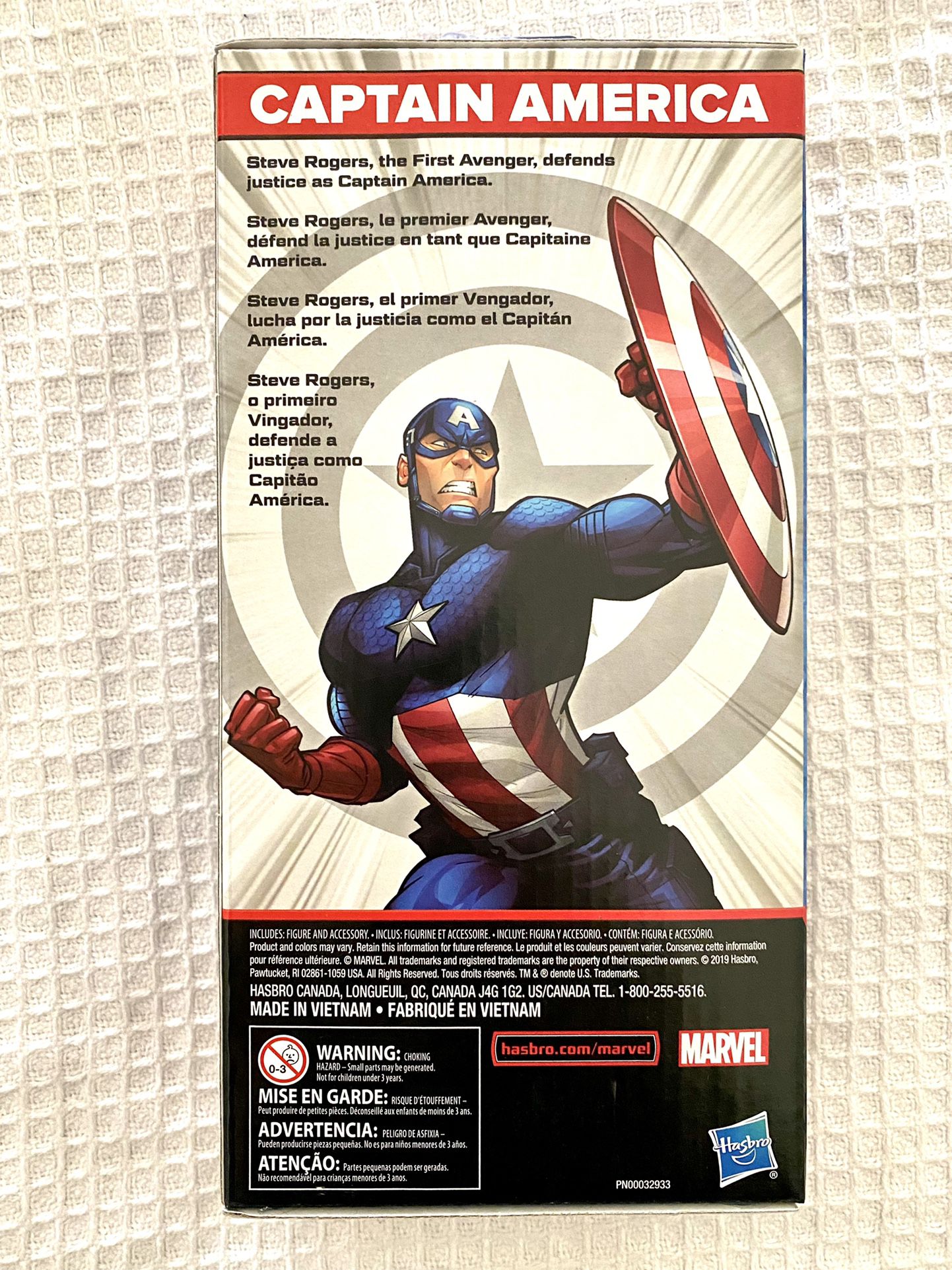 Disney Marvel Captain America Hasbro 9" Action Figure Avengers 2019 Brand New