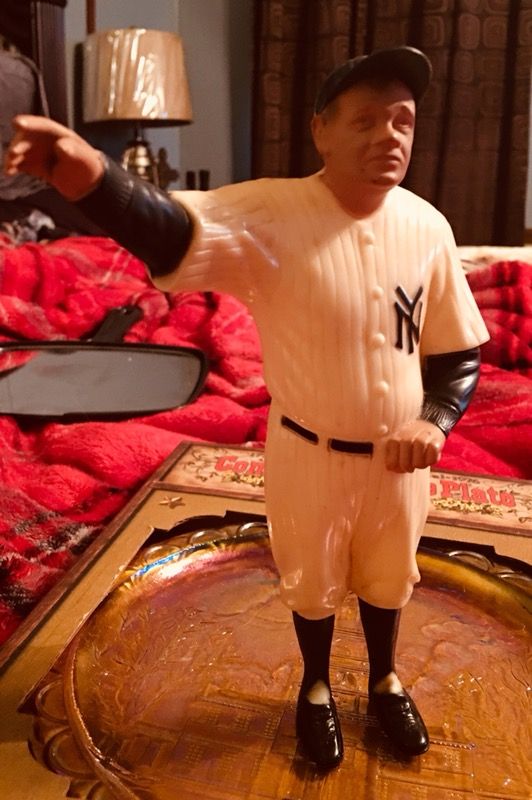 Babe Ruth statue.