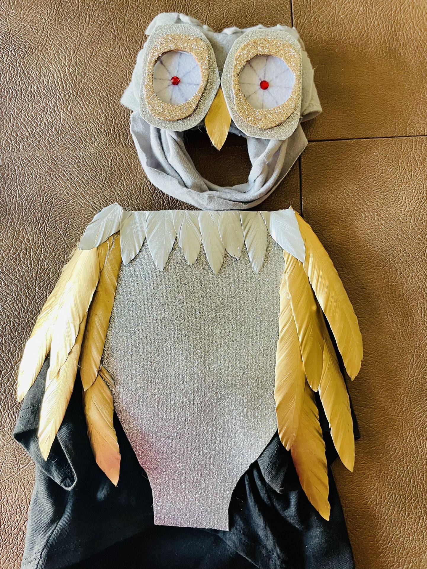 Handmade Clash Of The Titans Owl BUBO Dog Costume Small