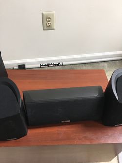 Polk Audio Subwoofer And 3 Speakers!! Thumbnail