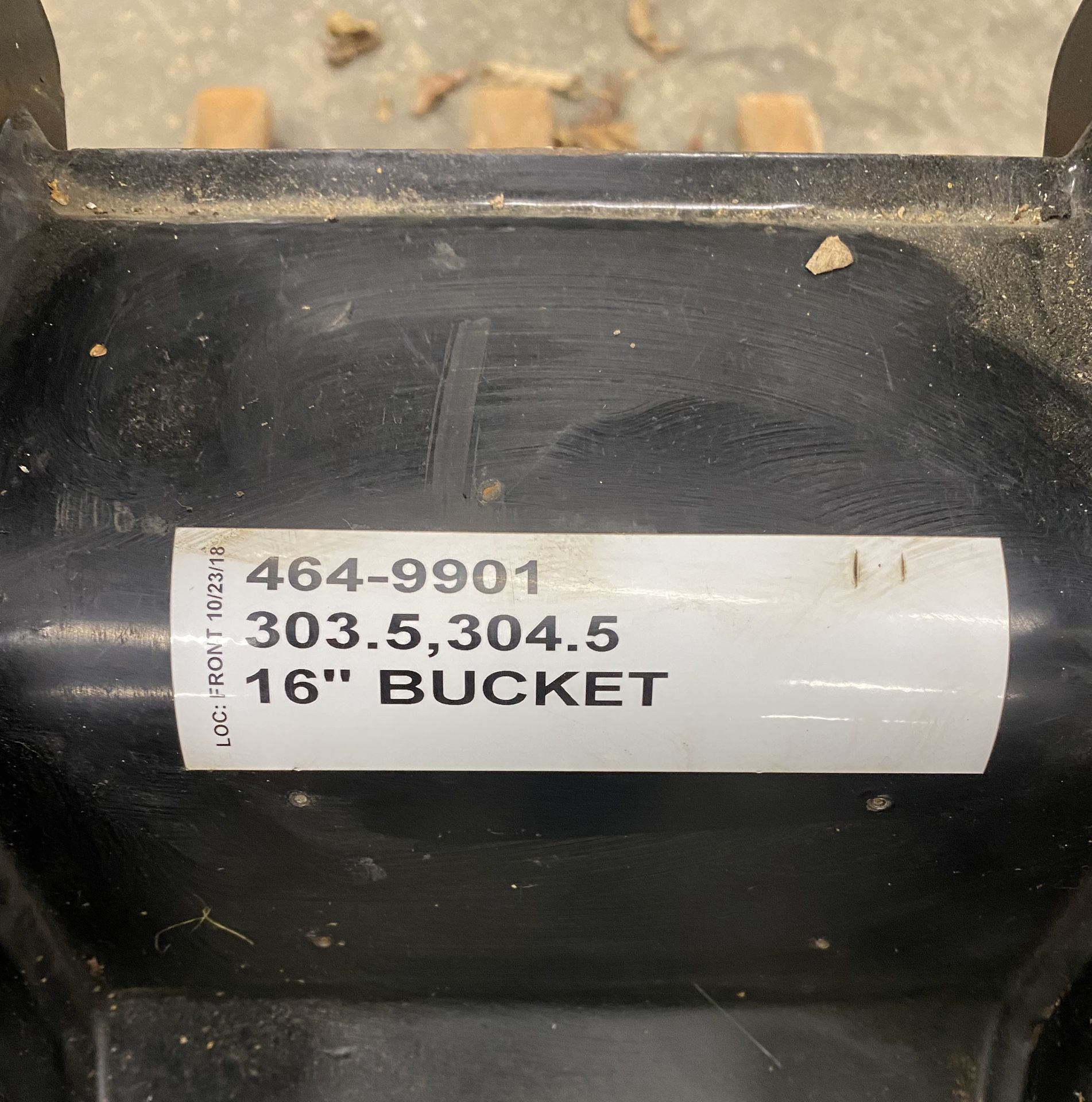 Cat 303.5 304.5 16” Dig Bucket 40mm Pins