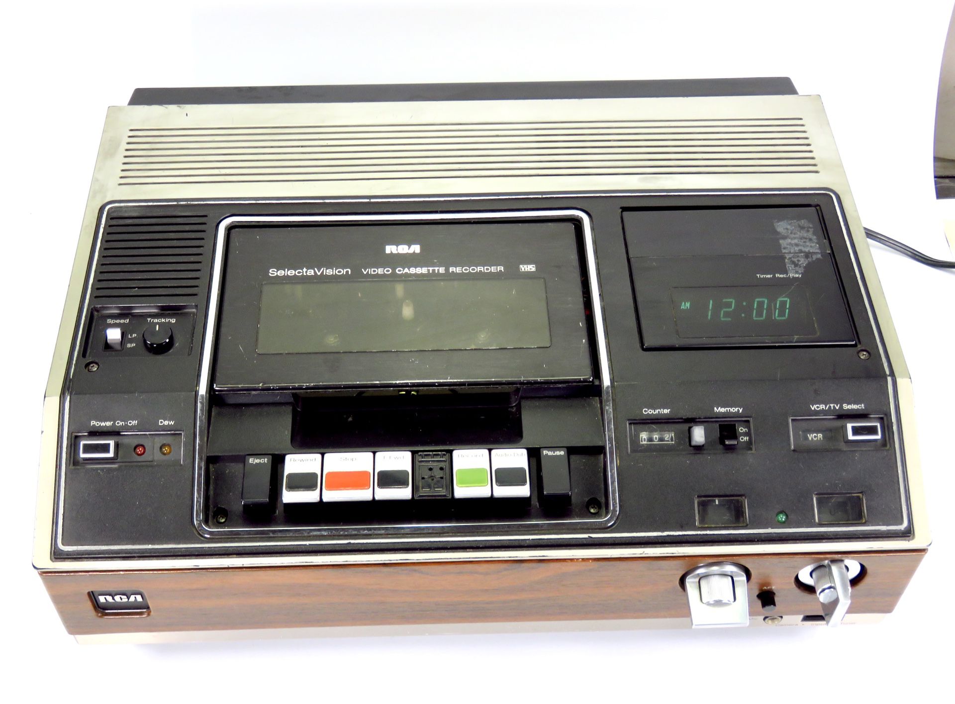 Details about   Vintage RCA SelectaVision Video Cassette Recorder Model VCT200 KNOB PART 