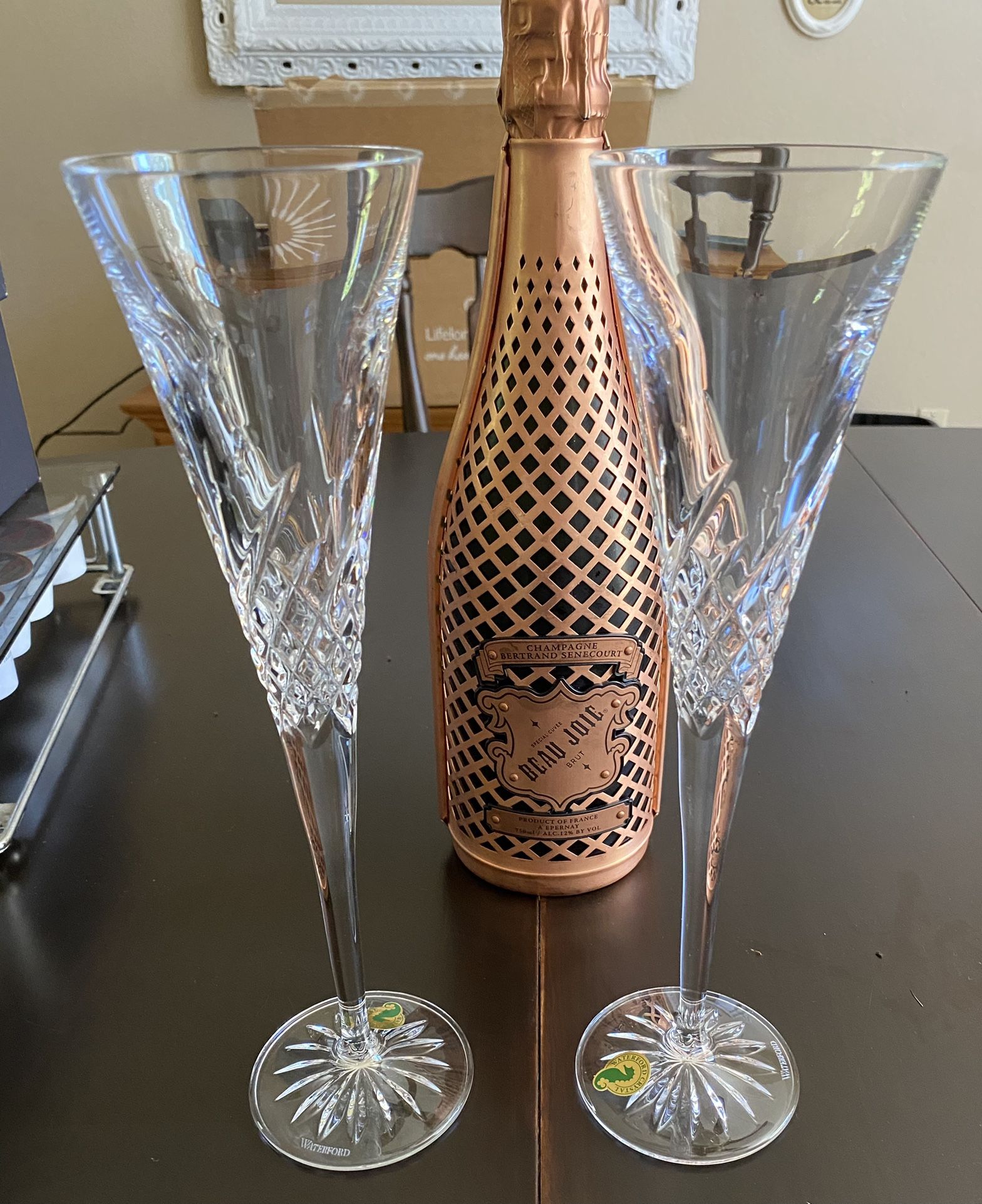 New - Waterford Crystal Flutes