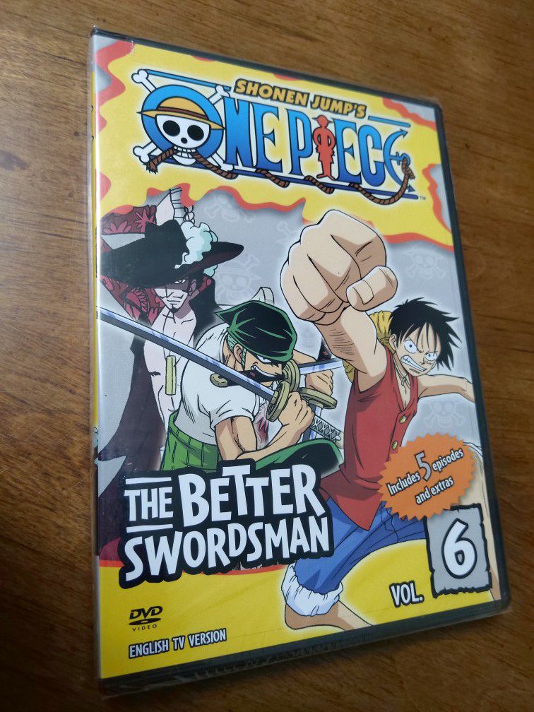 One Piece 4kids TV Dub Anime DVD Vol 5 & 6 BRAND NEW SEALED 