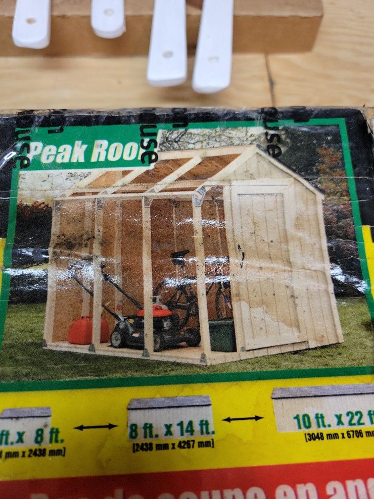 Shed Kit Peak Roof