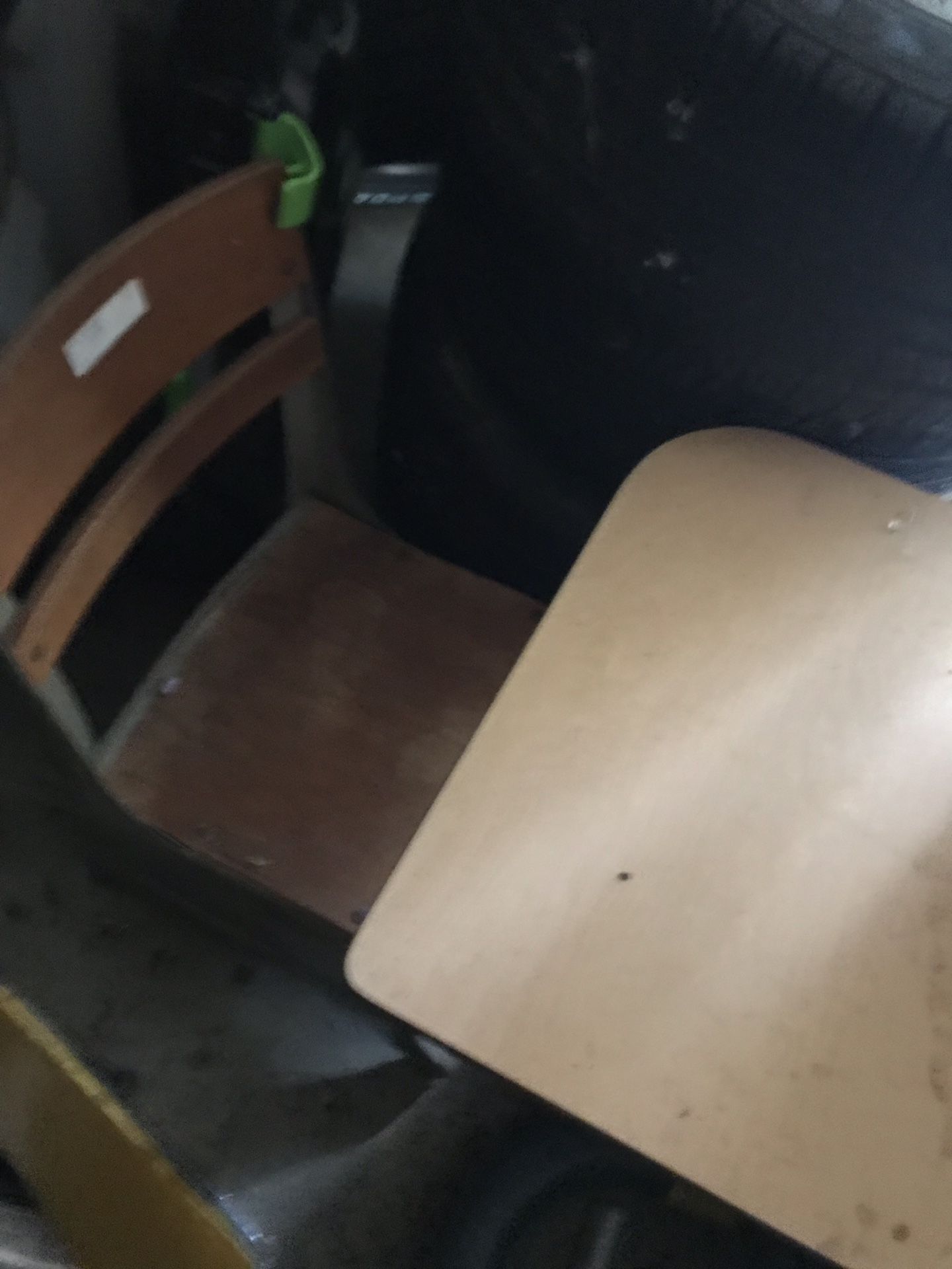 Old school desk