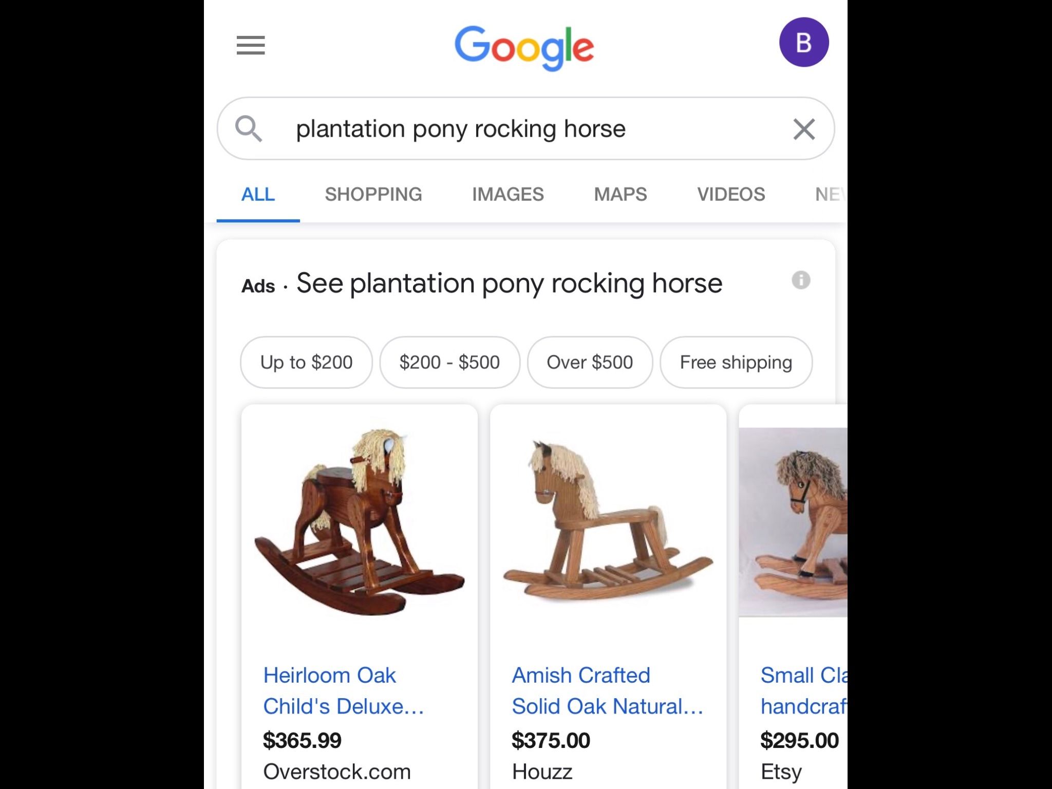 Great Kid Gifts Rocking Horse High End Stuffed Animas Bear Sells For 150 On Line Priced Sep