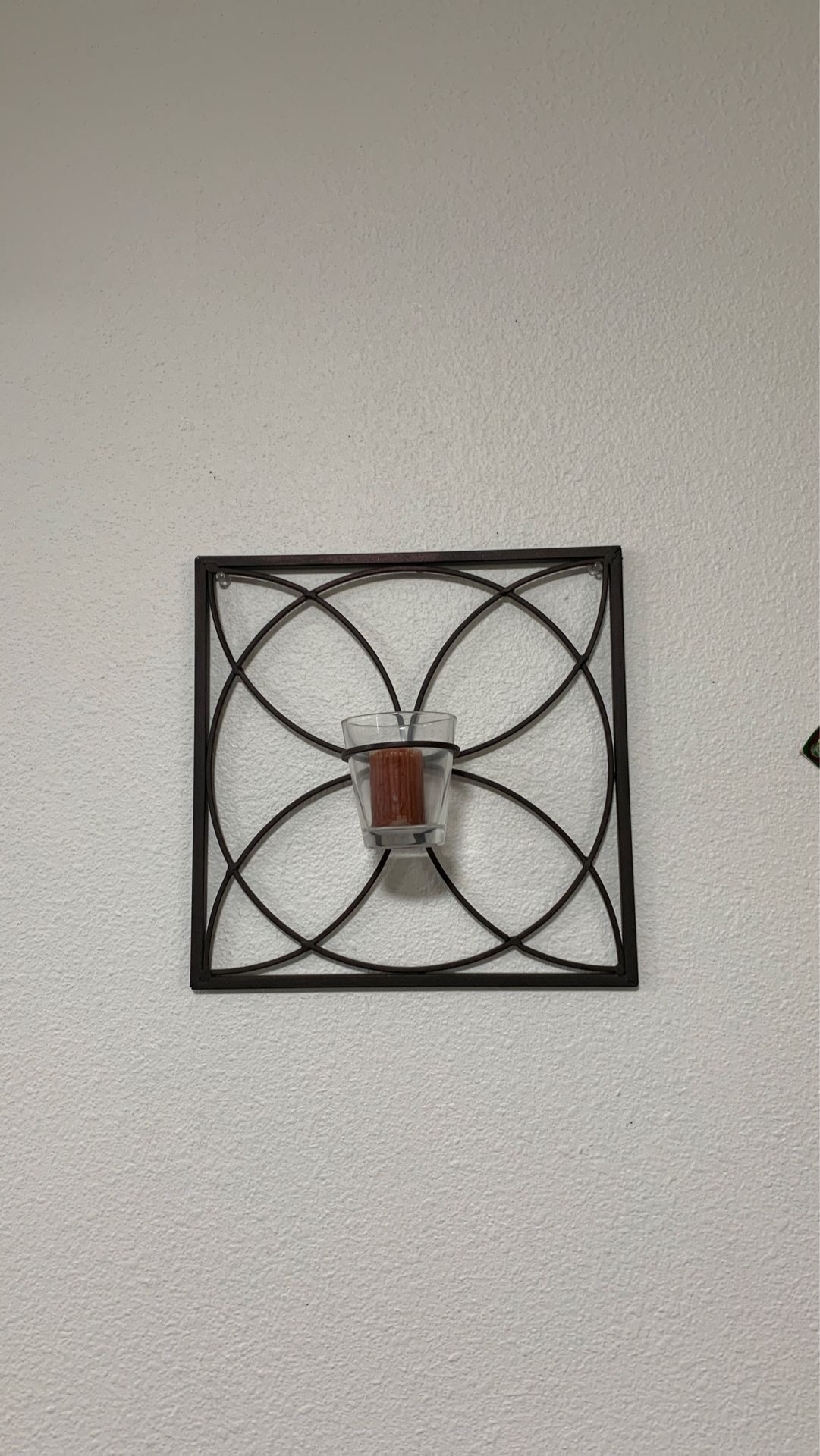 Wall candle holders
