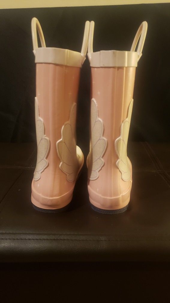Toddler Girls Unicorn Rain Boots- Cat And Jack 12