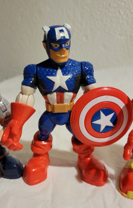 Captain America Marvel Super Hero Adventures Figure 4o1d