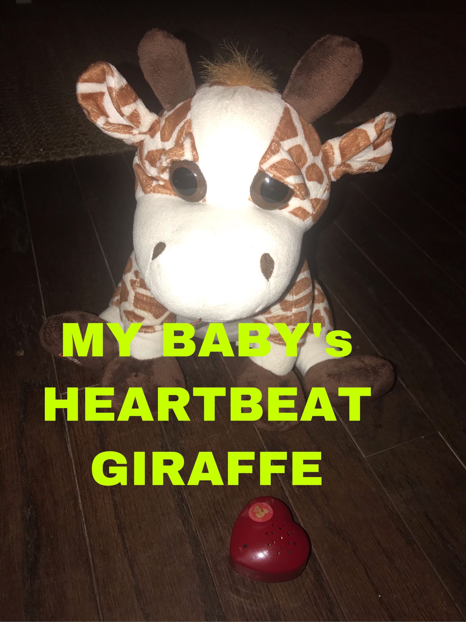 My Baby's Heartbeat Bear - Heartbeat Animals (Ultrasound, Pregnancy, Stuffed)