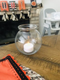 Glass Jars With Tea Lights  Thumbnail