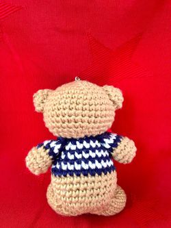 Teddy Bear Key Chain|Amigurumi Toys|Handmade Toys|Stuffed Animal|Crochet Toy Thumbnail