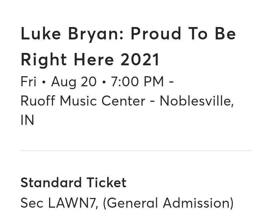 Luke Bryan Tickets