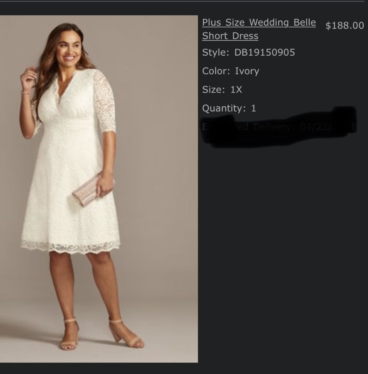 David Bridals Wedding Dress