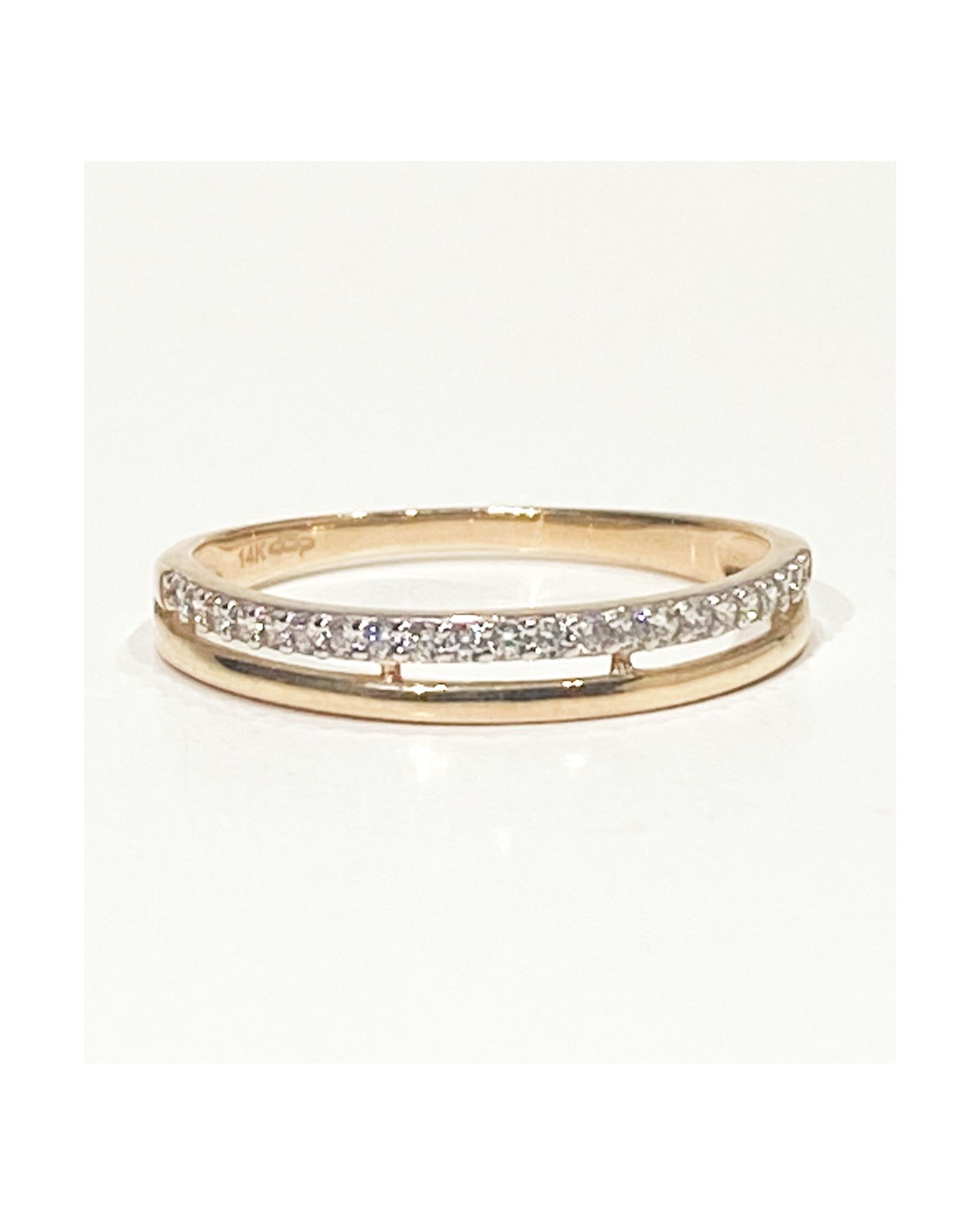 Stackable 14k Rings And Gold Box Chains