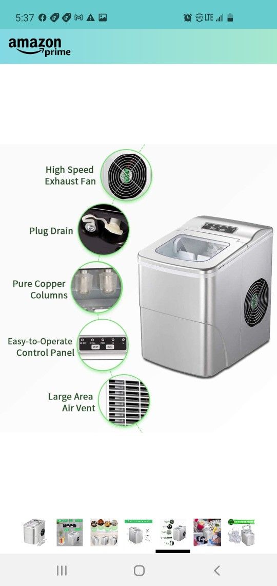 $60 AGLUCKY ICE MAKER