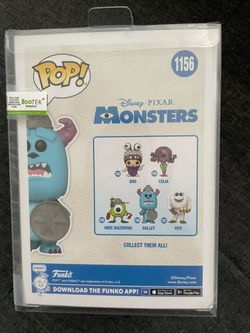 Flocked Sulley Amazon Exclusive Funko Pop Monsters Inc Pixar  Thumbnail