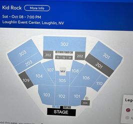 Kid Rock Concert Tickets  $700 For Both Tickets  Thumbnail