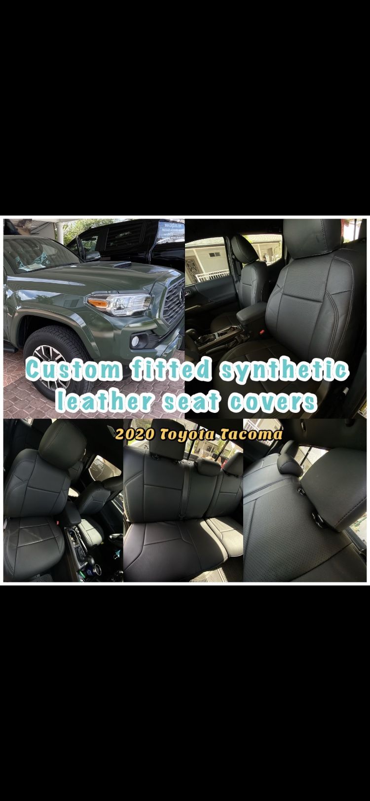 🛑⚠️ HIGH QUALITY SYNTHETIC LEATHER SEAT COVERS FOR A GREAT VARIETY OF VEHICLES⚠️🛑