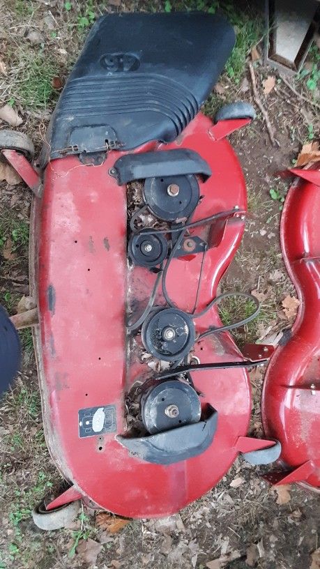 Two 46" CRAFTSMAN Decks $100./$150.